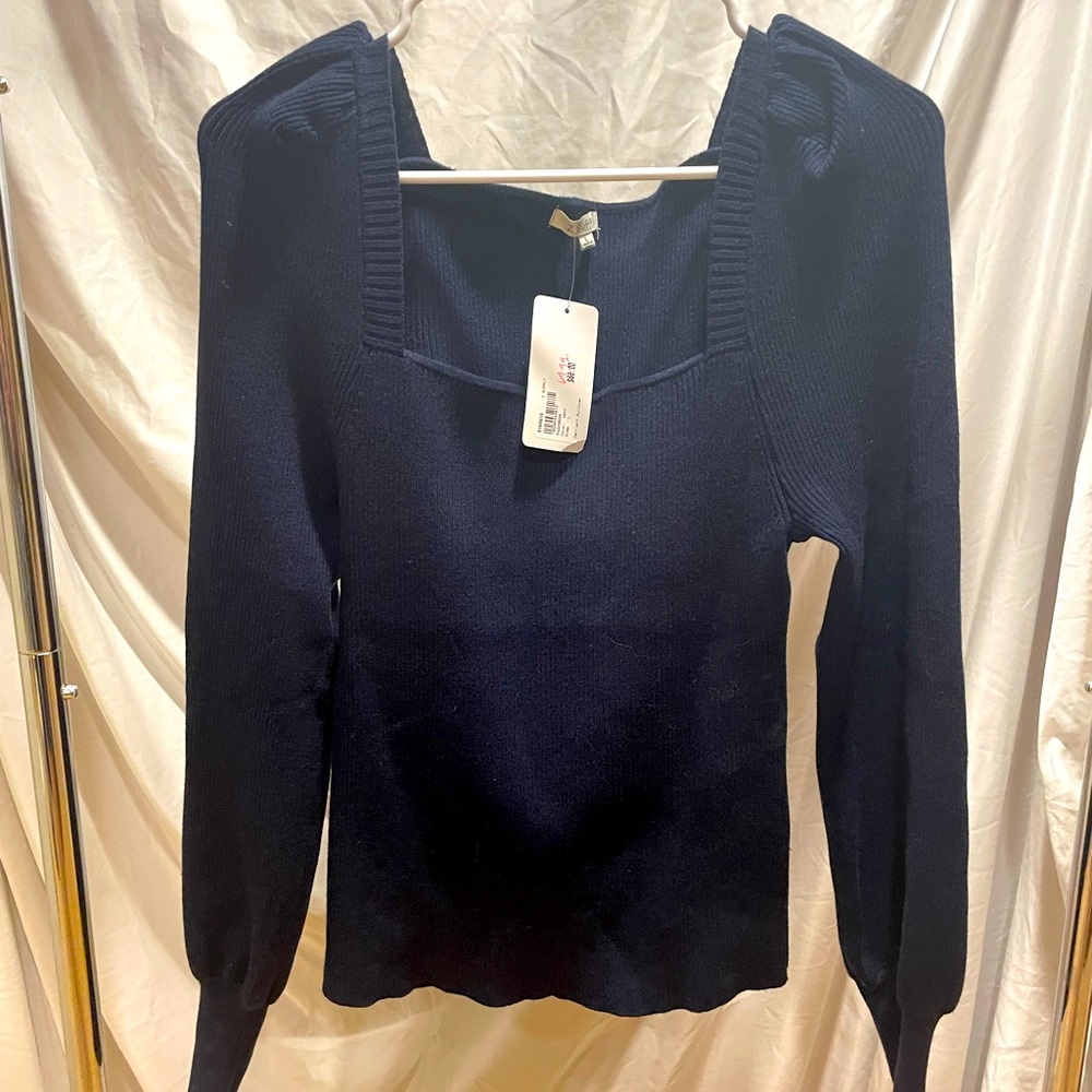 Evereve Navy Harriet Pullover (Z Supply)